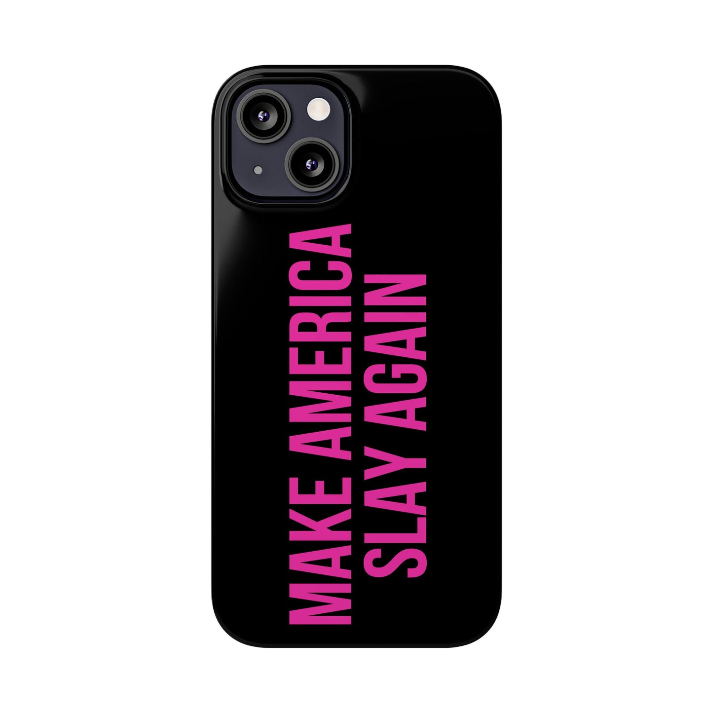 Make America Slay Again iPhone Case - Black