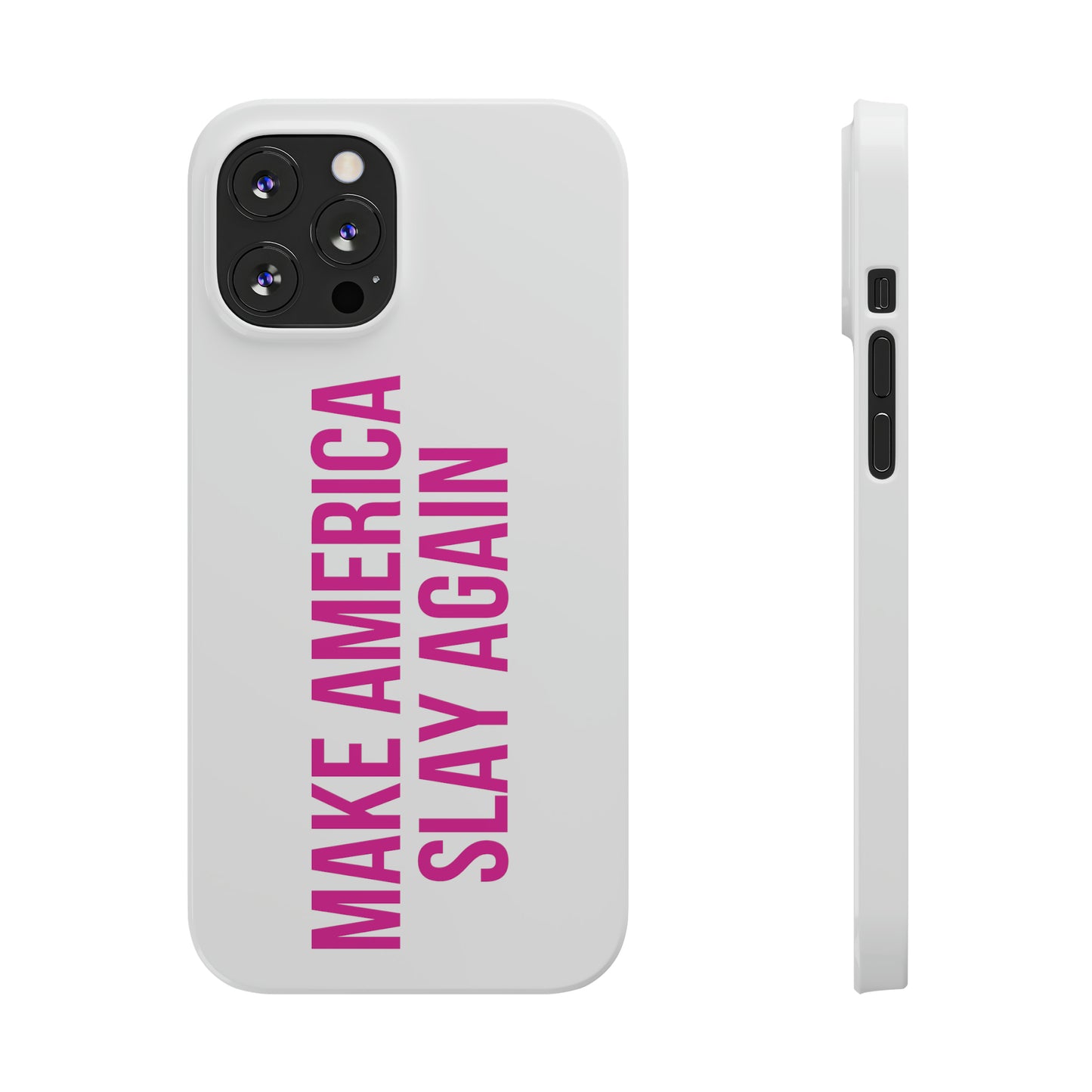 Make America Slay Again iPhone Case - White