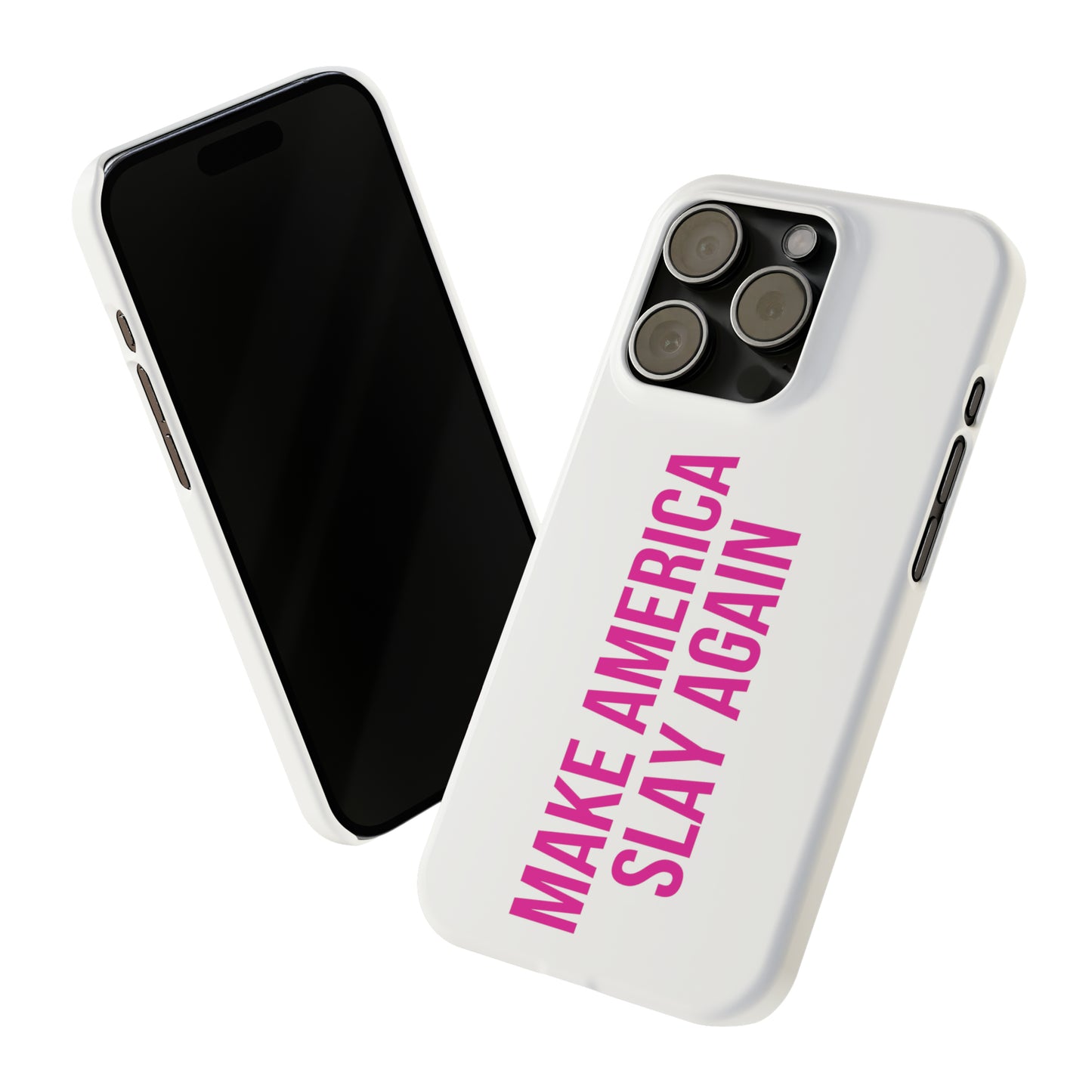 Make America Slay Again iPhone Case - White