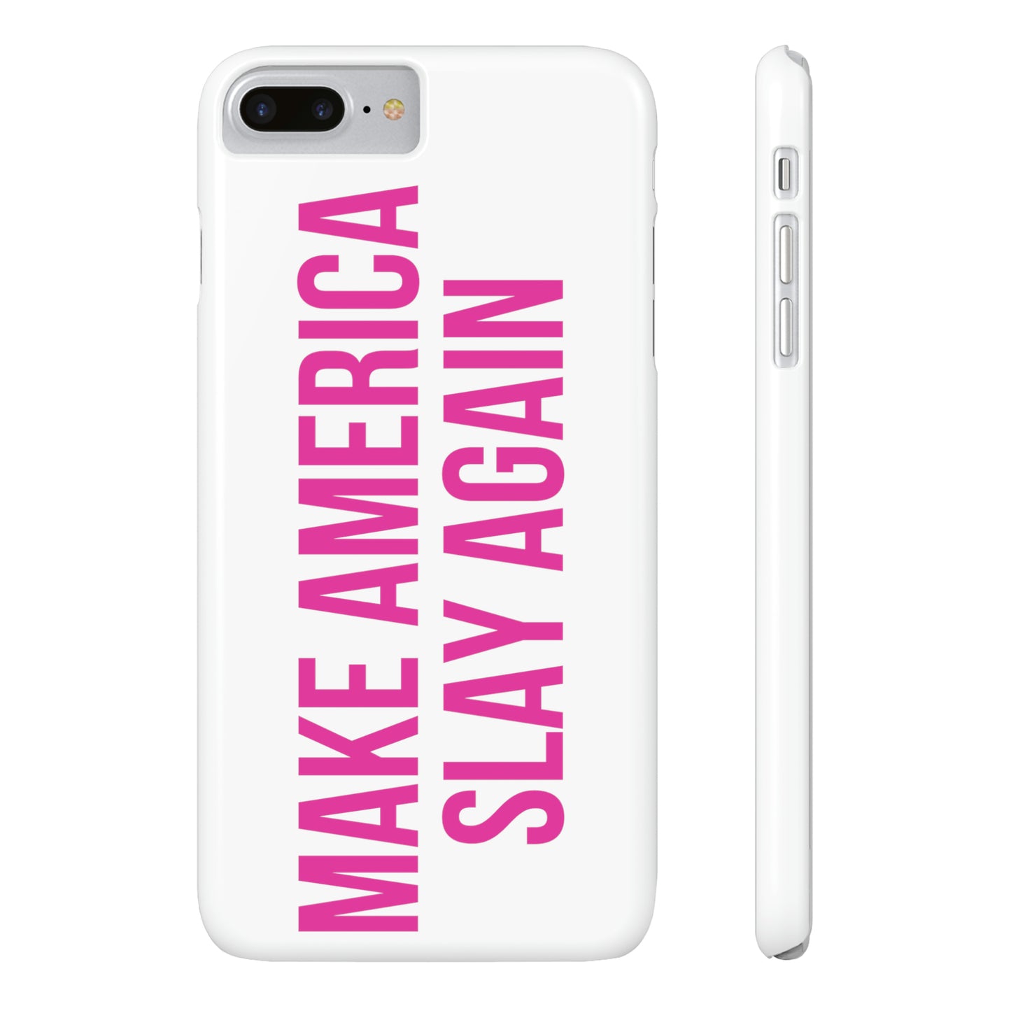 Make America Slay Again iPhone Case - White