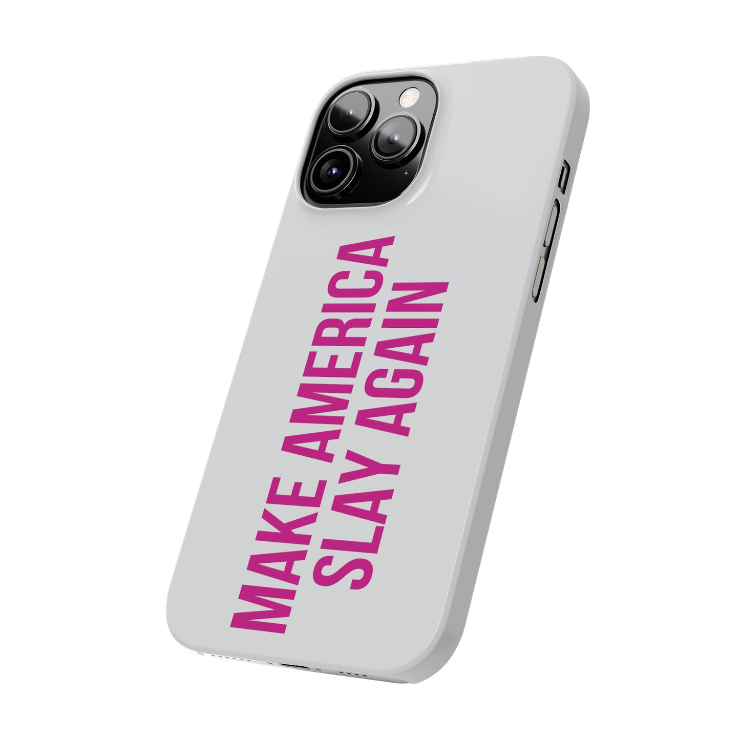 Make America Slay Again iPhone Case - White