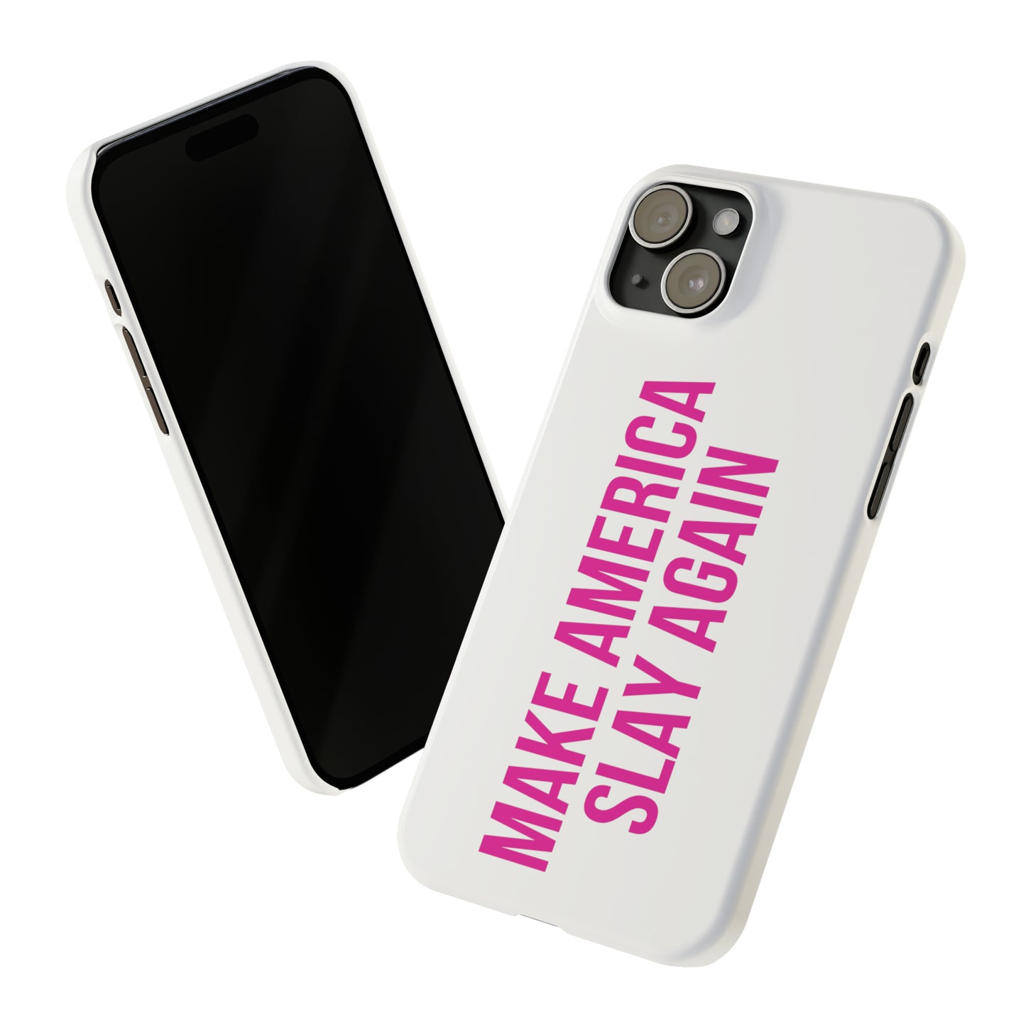 Make America Slay Again iPhone Case - White