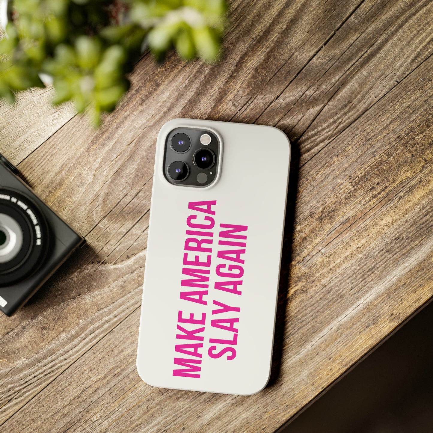 Make America Slay Again iPhone Case - White