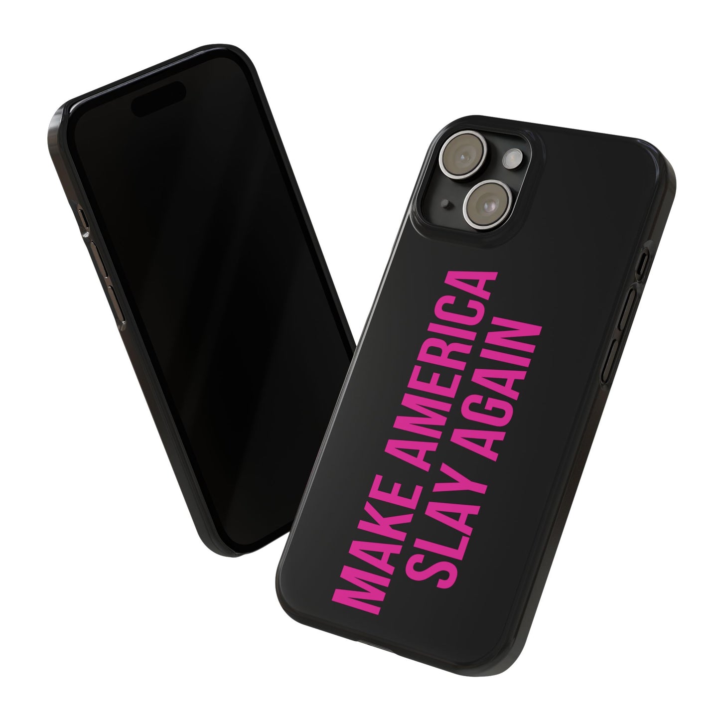 Make America Slay Again iPhone Case - Black