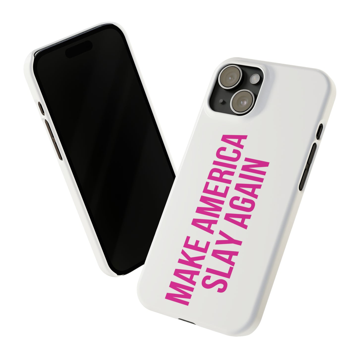 Make America Slay Again iPhone Case - White