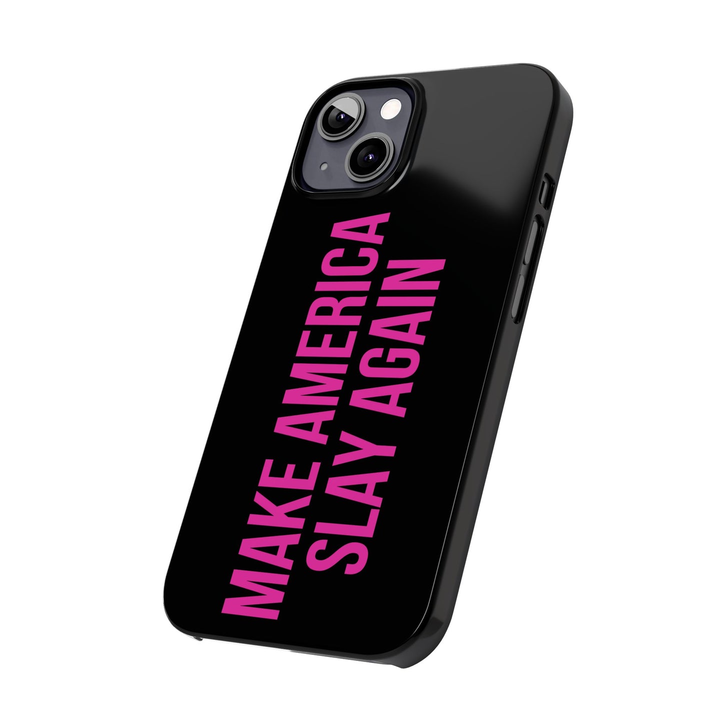 Make America Slay Again iPhone Case - Black