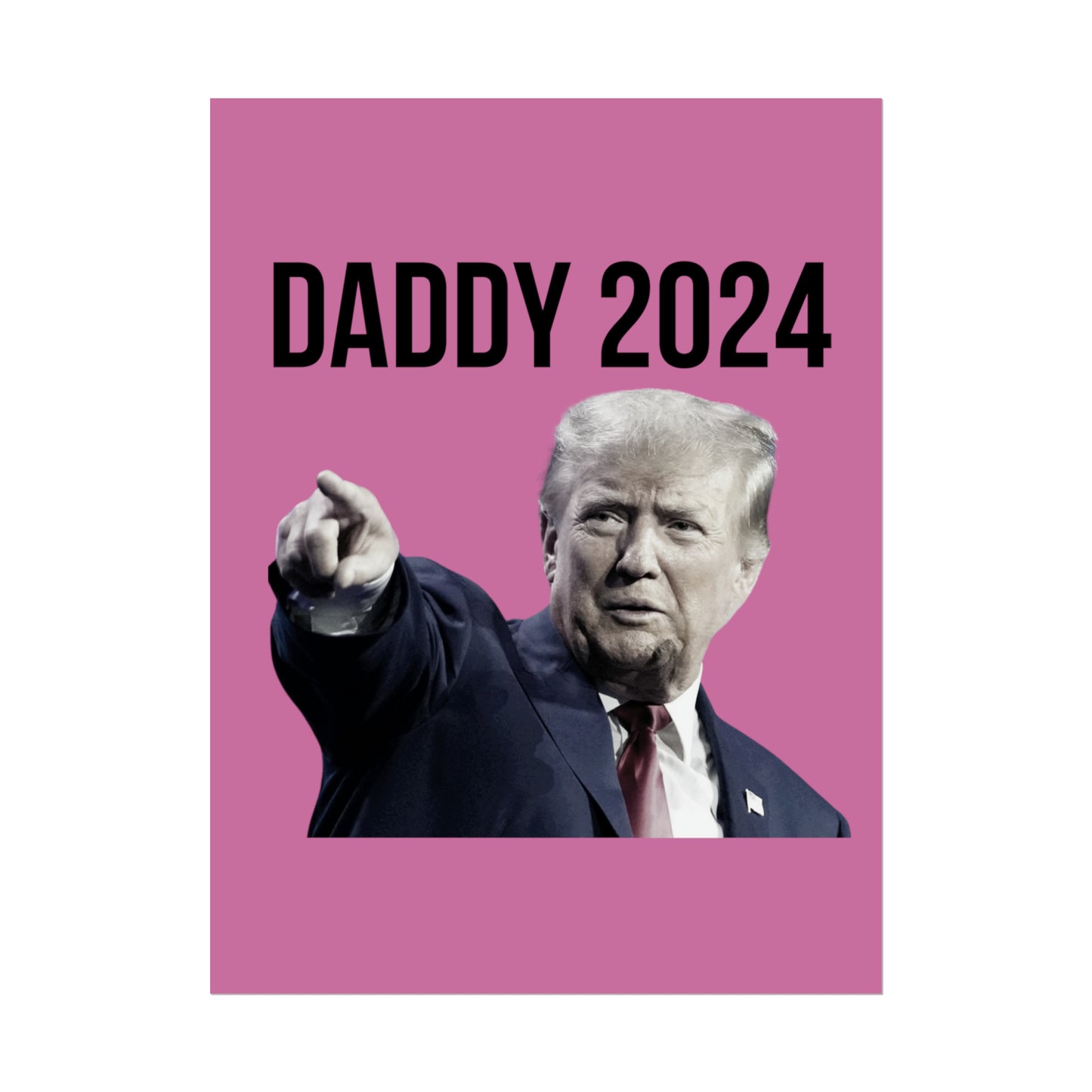 Daddy 2024 Poster - Black