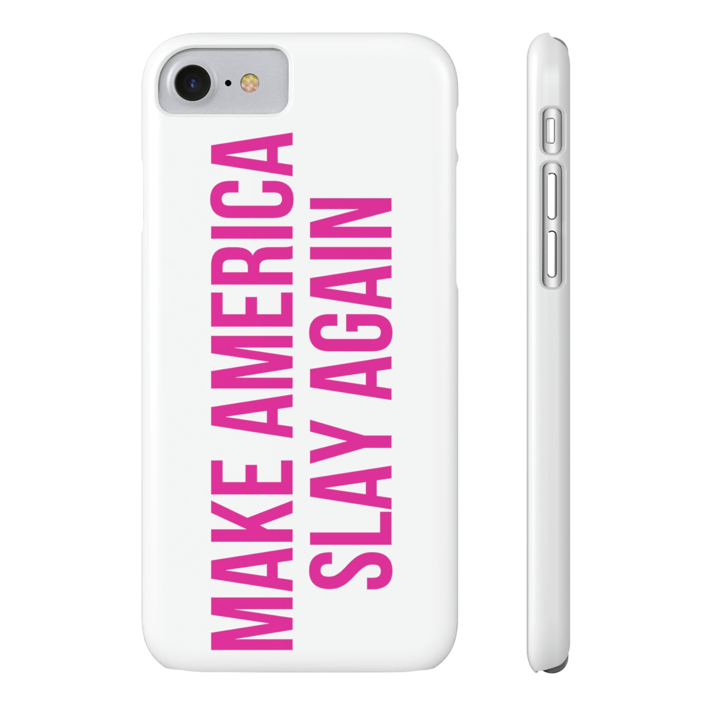 Make America Slay Again iPhone Case - White