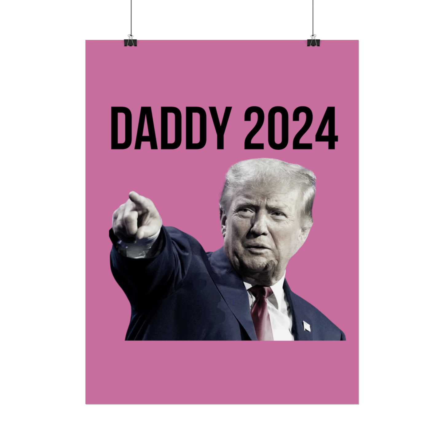 Daddy 2024 Poster - Black