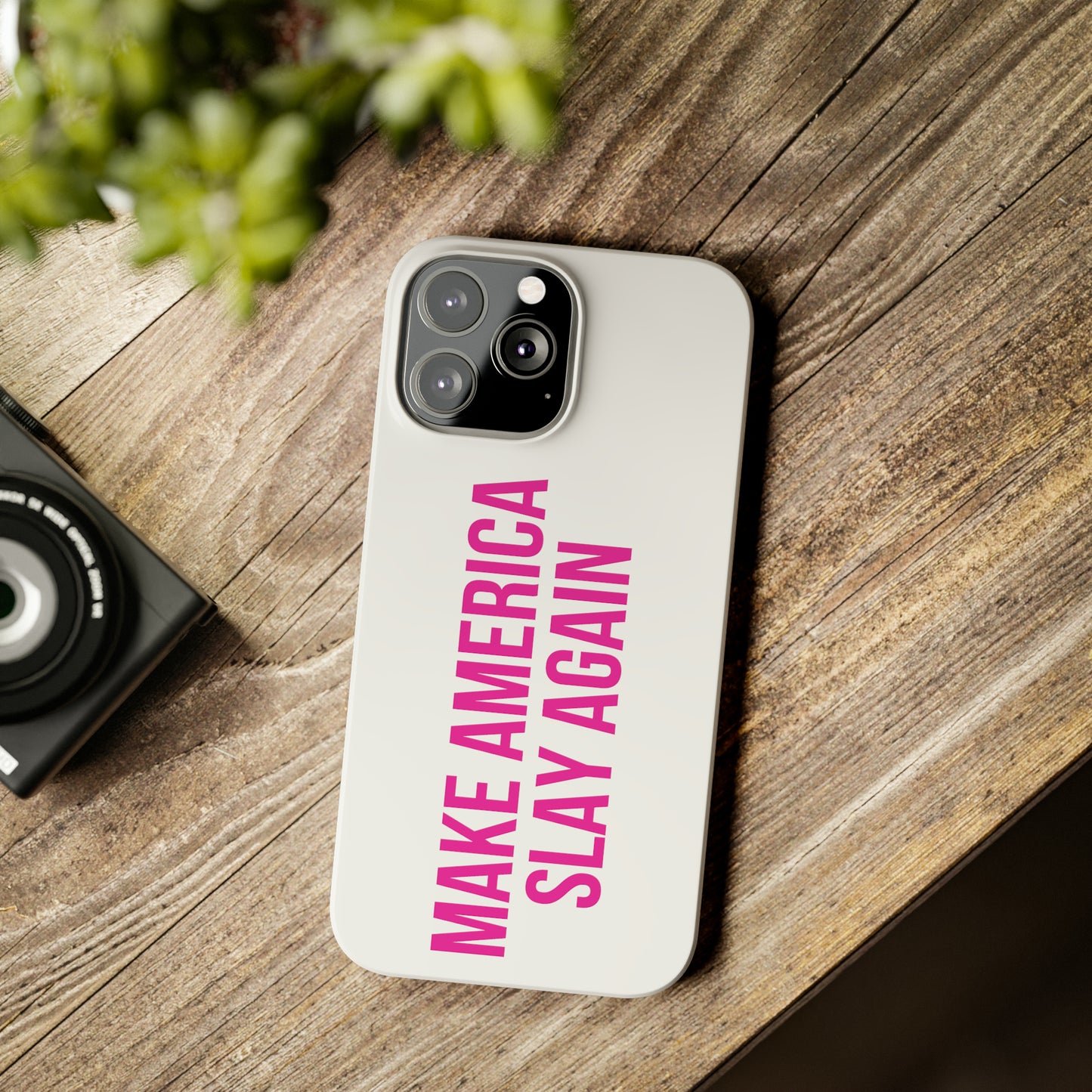 Make America Slay Again iPhone Case - White