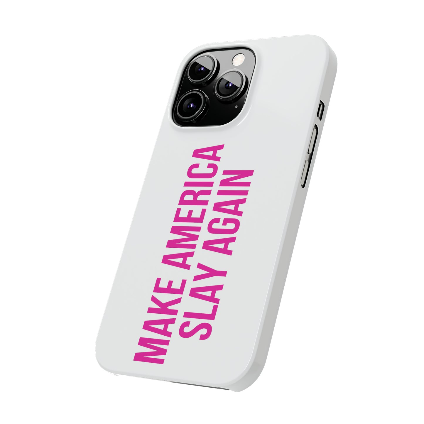 Make America Slay Again iPhone Case - White