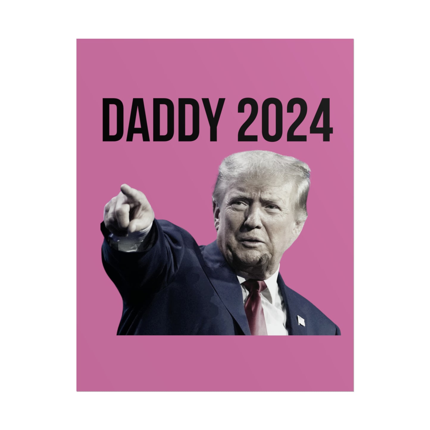 Daddy 2024 Poster - Black