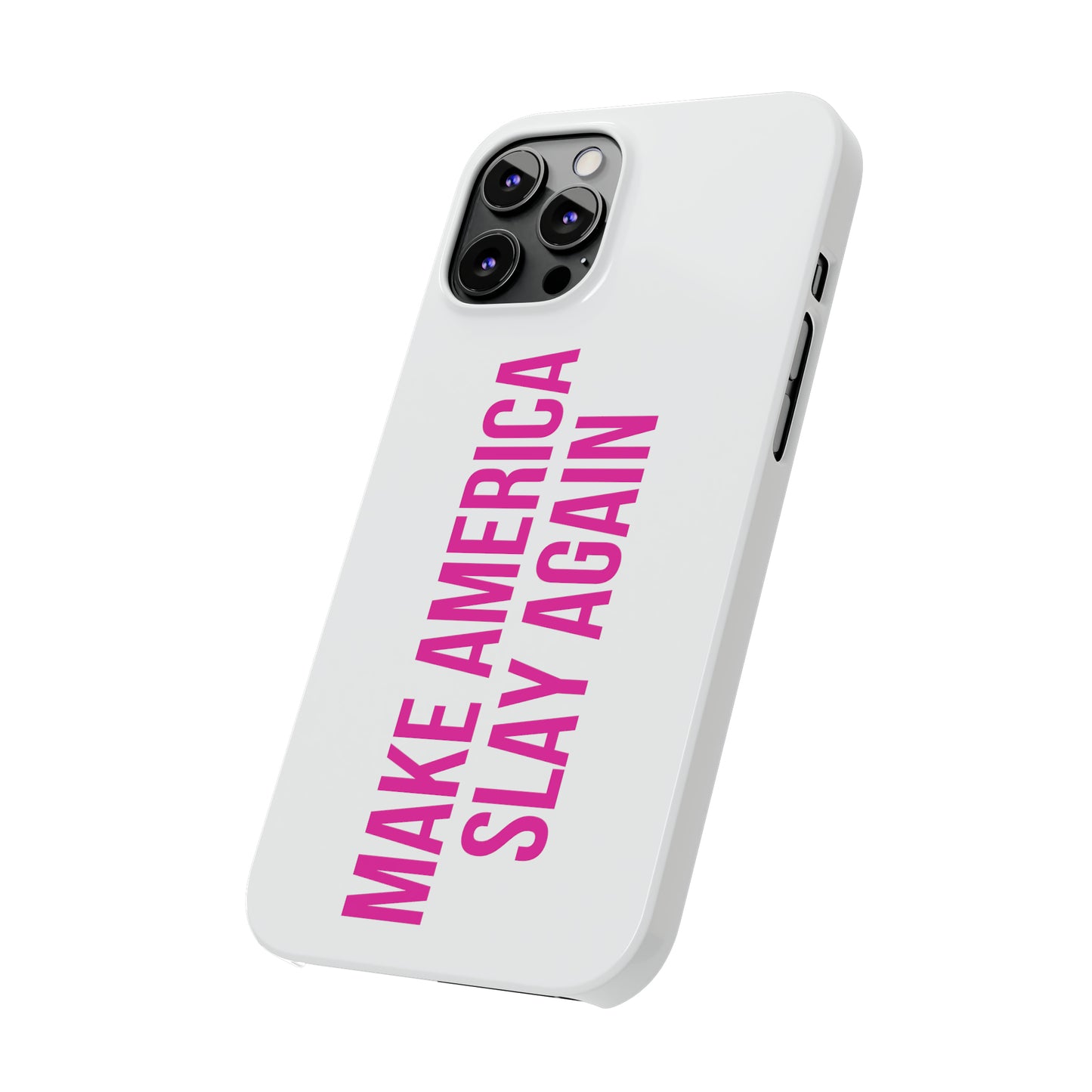 Make America Slay Again iPhone Case - White