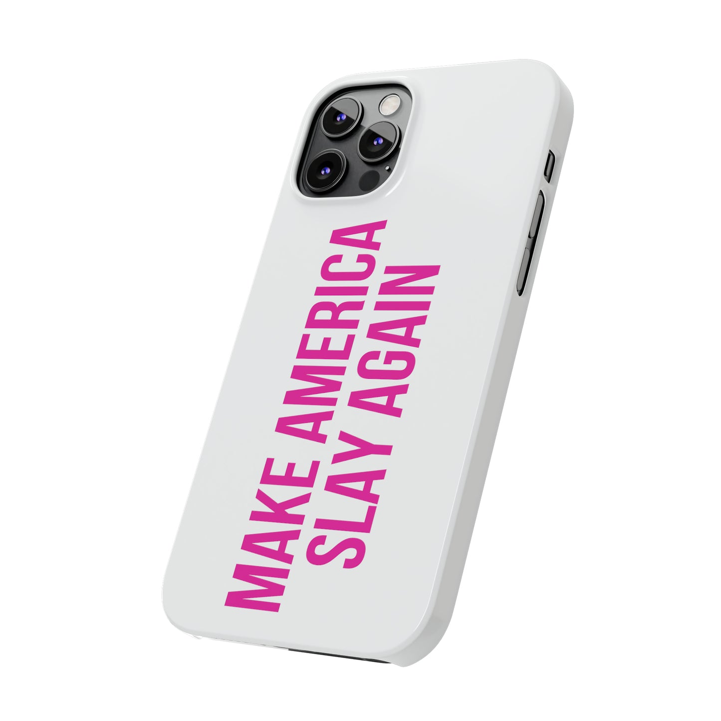 Make America Slay Again iPhone Case - White